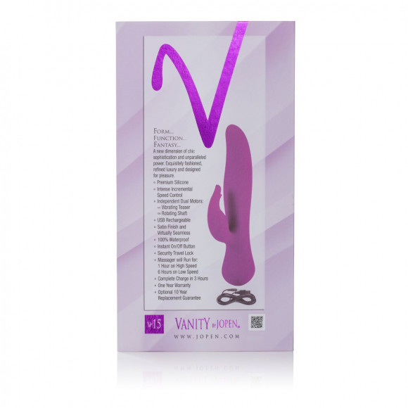 Толстый вибромассажер Vr15 - 21,5 см.