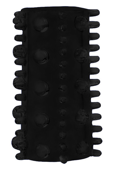 Набор из 7 черных насадок PENIS SLEEVES SET