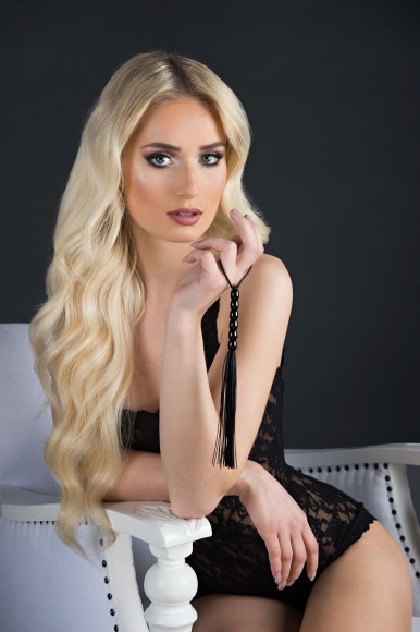 Чёрная мини-плеть из резины Rubber Mini Whip - 22 см. Чёрная мини-плеть из резины Rubber Mini Whip - 22 см.