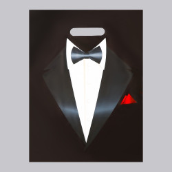 Пакет «Смокинг» полиэтиленовый с вырубной ручкой (30х40 см) Пакет «Смокинг» полиэтиленовый с вырубной ручкой (30х40 см)