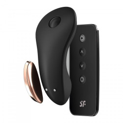 Чёрный вибромассажер в трусики Little Secret Чёрный вибромассажер в трусики Little Secret