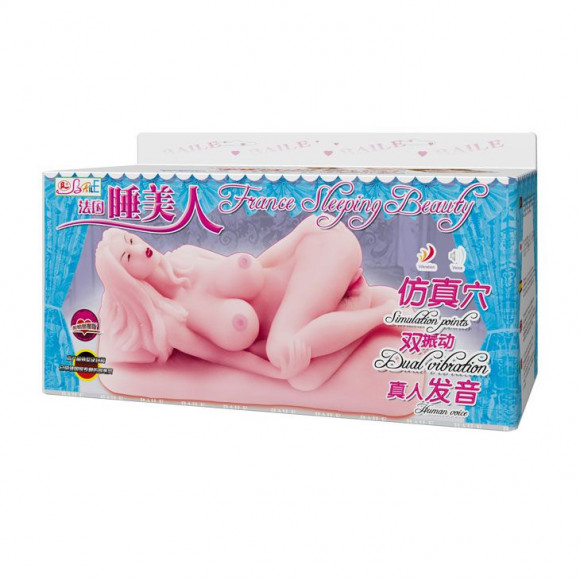 Мастурбатор в виде женского тела, с вибрацией и голосовым сопровождением
