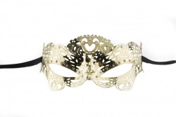 Золотистая металлическая маска Butterfly Masquerade Mask Золотистая металлическая маска Butterfly Masquerade Mask