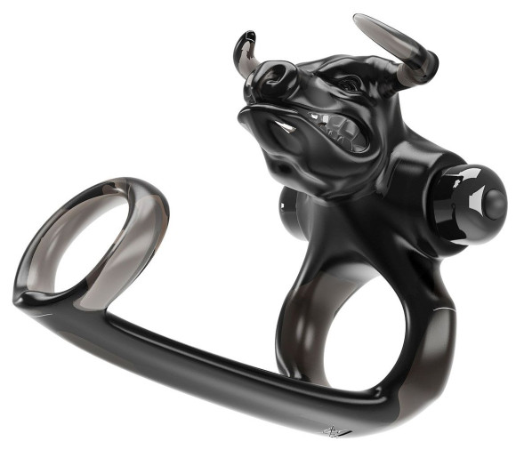 Дымчатая стимулирующая насадка на член Bull Warrior