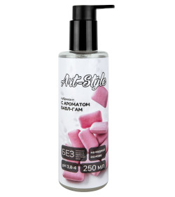 Лубрикант на водной основе Art-Style с ароматом бабл-гам - 250 мл.