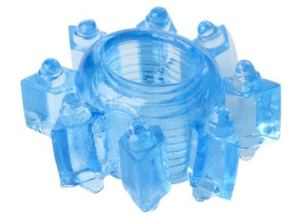 Голубая гелевая насадка-звезда Голубая гелевая насадка-звезда