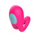 Розовое виброкольцо с пультом ДУ