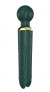 Зеленый двусторонний вибратор-wand Secwell - 22 см.