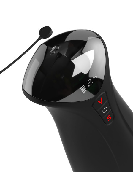 Мастурбатор-вагина в колбе с вибрацией Fuck-O-Matic Pro XL