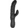Черный вибратор-кролик с ребрышками Triton - 23 см. Черный вибратор-кролик с ребрышками Triton - 23 см.