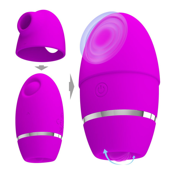 Лиловый стимулятор клитора 4-в-1 Shakira