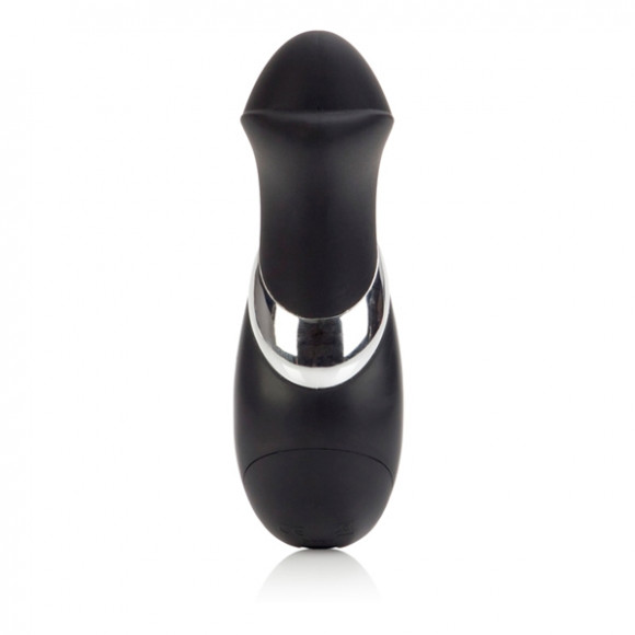 Чёрный клиторальный стимулятор 7-Function Silicone Luxe Euphoria Massagers