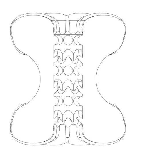 Белый мастурбатор-стоппер Homme Royal Henchman