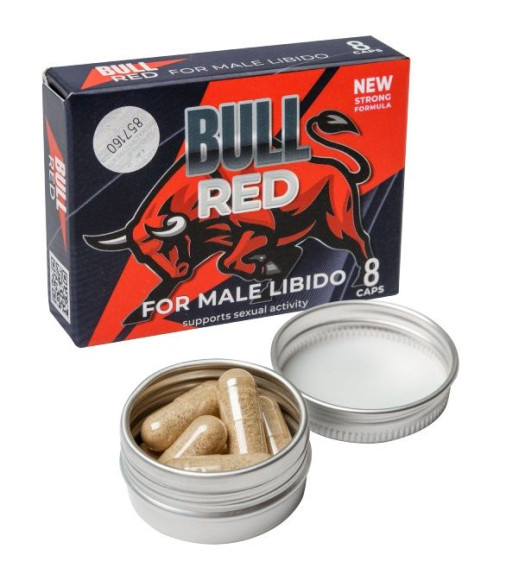 Пищевой концентрат для мужчин BULL RED - 8 капсул Пищевой концентрат для мужчин BULL RED - 8 капсул