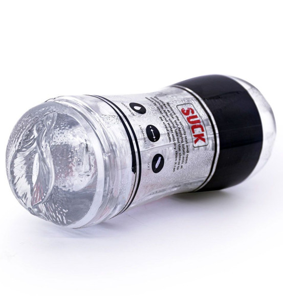 Прозрачный мастурбатор-вагина Suck