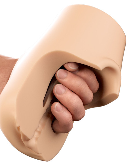 Телесный мастурбатор-вагина Pussy Pounder Squeeze Stroker Телесный мастурбатор-вагина Pussy Pounder Squeeze Stroker