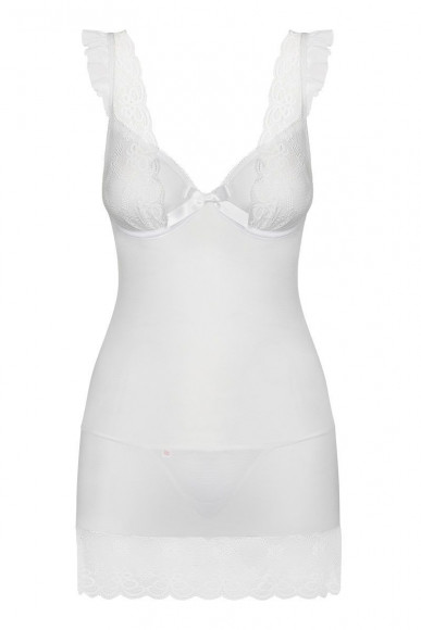 Изысканная сорочка с  крылышками  на бретелях Julitta