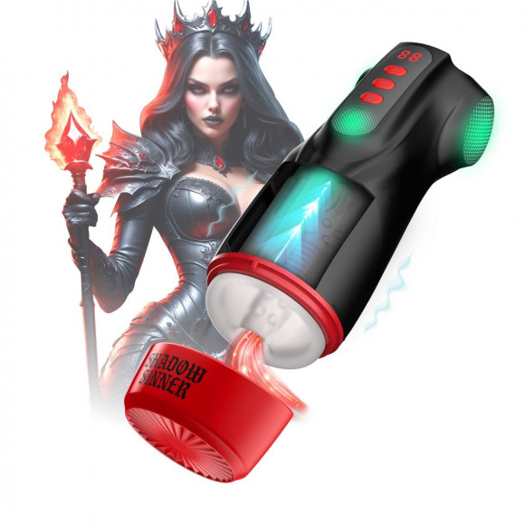 Интерактивный мастурбатор Raven с вакуумом, вибрацией и подсветкой Интерактивный мастурбатор Raven с вакуумом, вибрацией и подсветкой