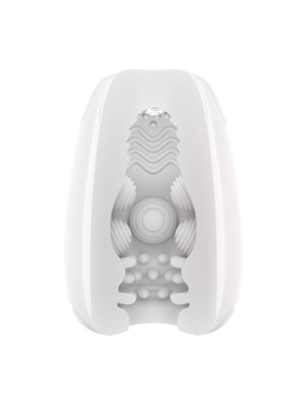 Белый мастурбатор-яйцо Bisedze