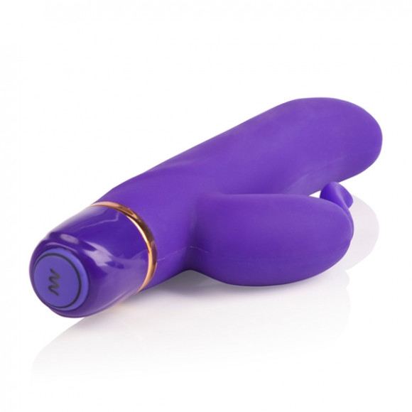 Фиолетовый вибратор ENTINCE LILIAN с клиторальным отростком