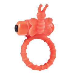 Оранжевое виброкольцо Posh 10-Function Flutter Enhancers