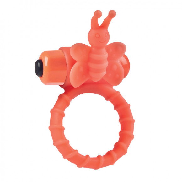 Оранжевое виброкольцо Posh 10-Function Flutter Enhancers