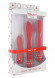 Набор красных вибраторов DIAMOND TRIPLE PLEASURE PACK Набор красных вибраторов DIAMOND TRIPLE PLEASURE PACK