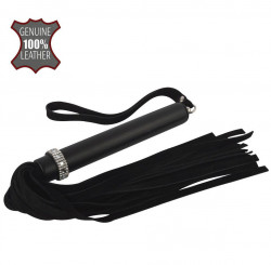 Черная многохвостая плеть  Гламур  - 41 см.