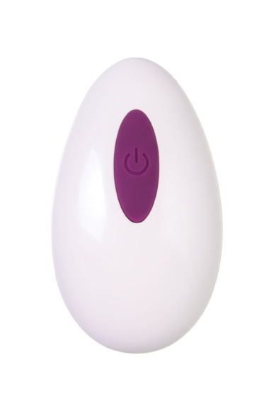 Фиолетовое силиконовое виброяйцо Purr