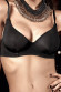 Бюстгальтер Deeper in Hell черный с мягкими чашечками и косточками Бюстгальтер Deeper in Hell черный с мягкими чашечками и косточками