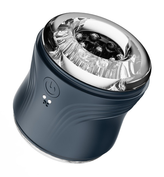 Сквозной мастурбатор в колбе с вибрацией