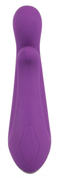 Фиолетовый перезаряжаемый вибратор Javida Double Vibe Фиолетовый перезаряжаемый вибратор Javida Double Vibe