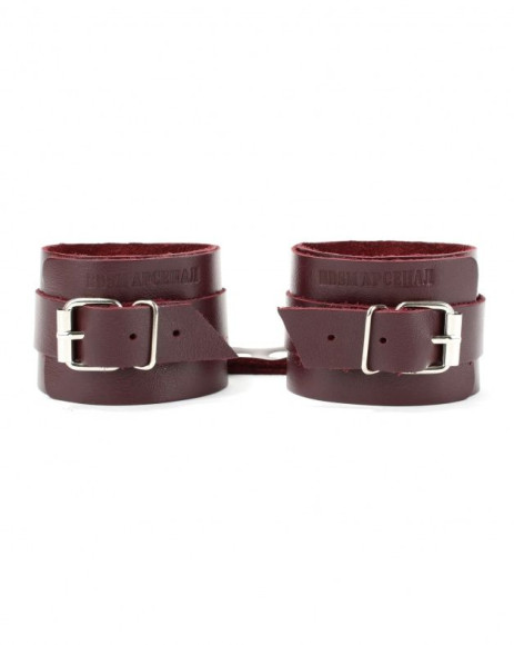 Бордовые наручники Maroon Handcuffs 