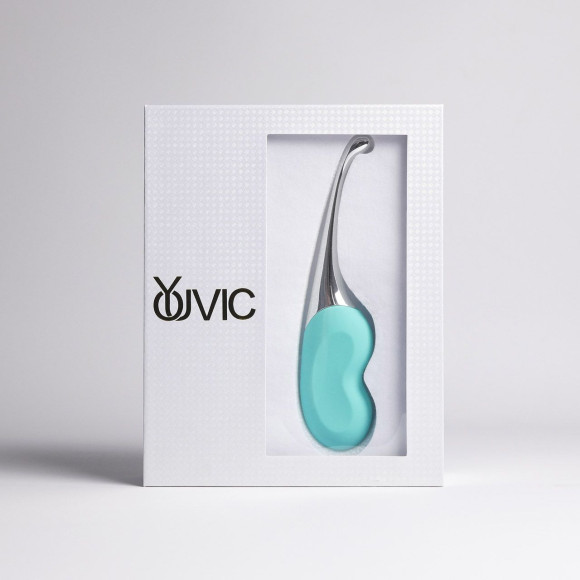 Бирюзовый клиторальный вибростимулятор Youvic