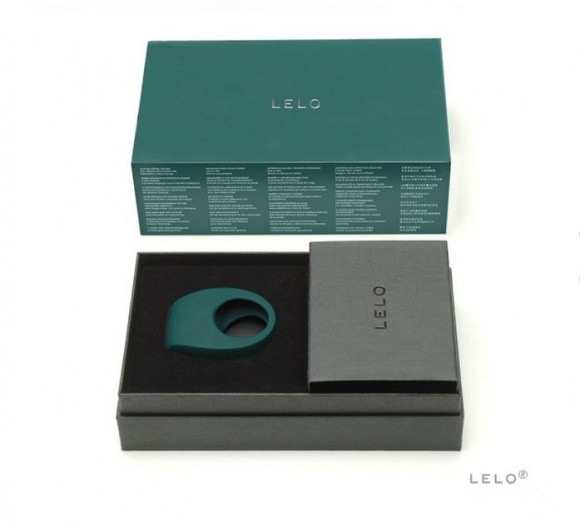 Зелёное эрекционное кольцо Tor 2 с вибрацией