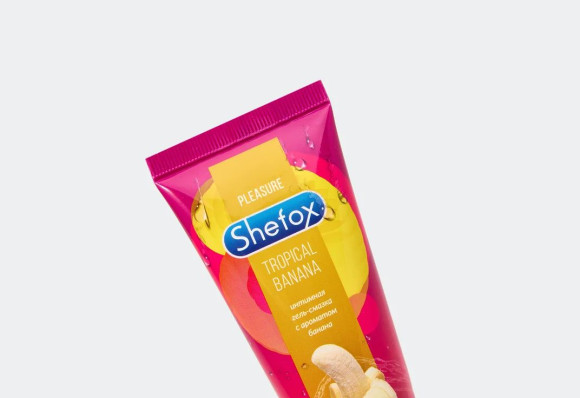 Интимная гель-смазка Shefox «Тропический банан» - 50 мл.